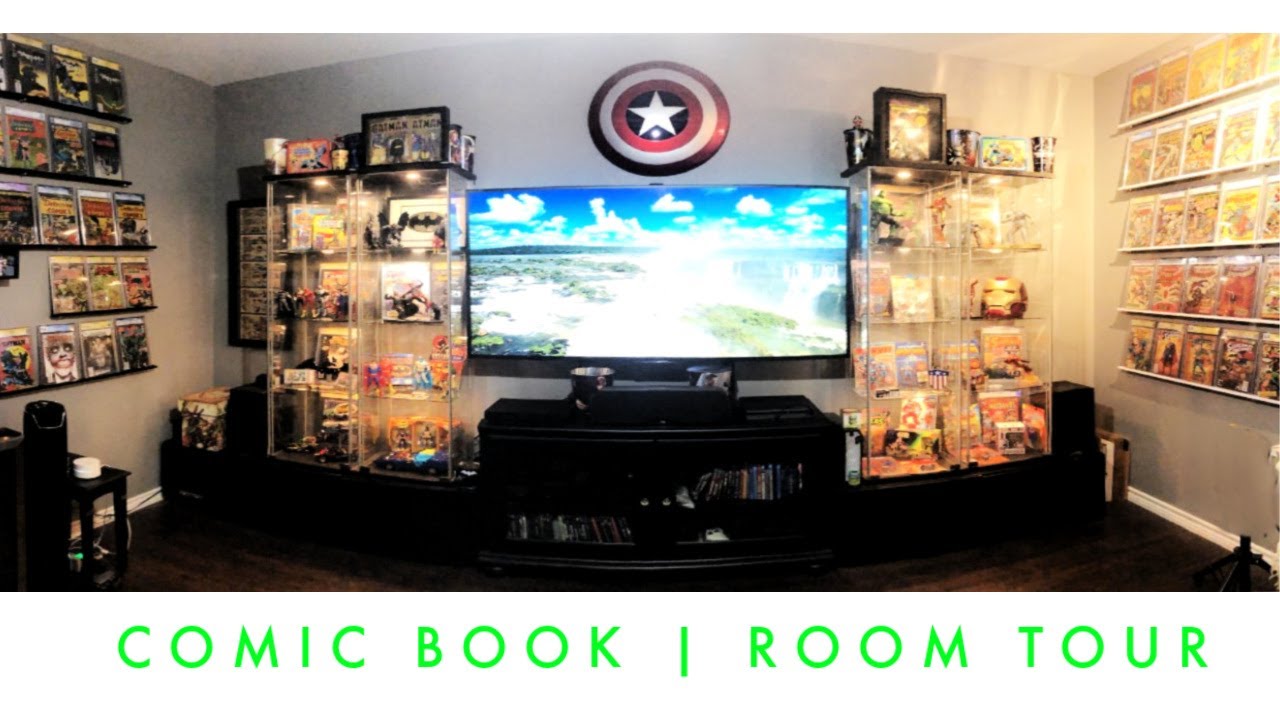 Awesome Comic Book Room & Man Cave.  Ep 146