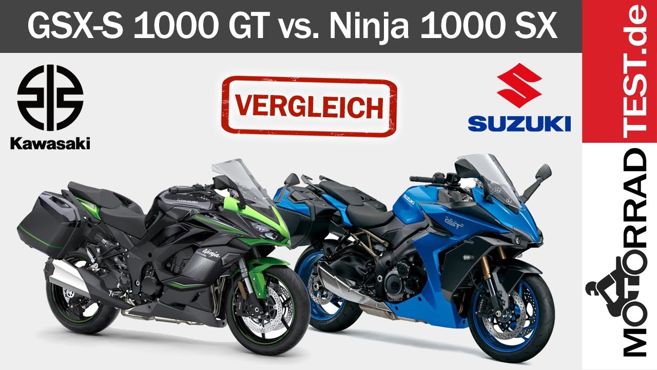 Suzuki GSX-S 1000 GT vs. Kawasaki Ninja 1000 SX | Vergleich zweier aktueller Sport-Tourer aus Japan