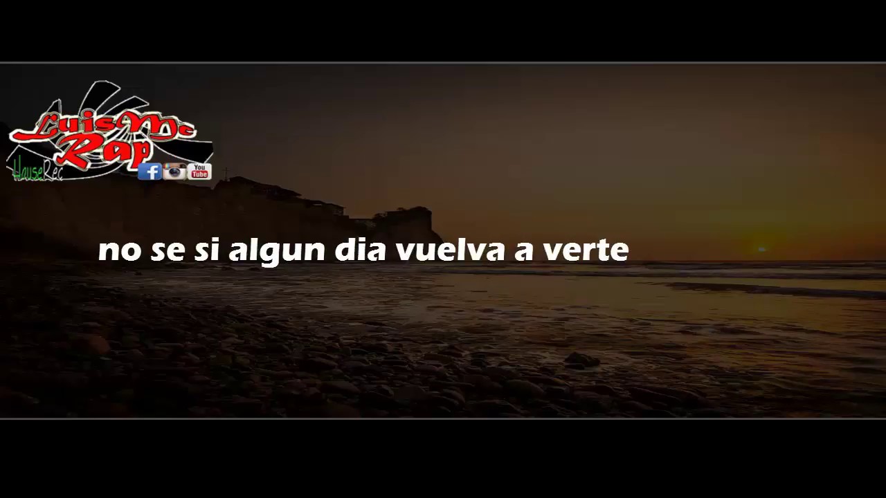 Te Marchastes// instrumental de rap romantico con letra libre
