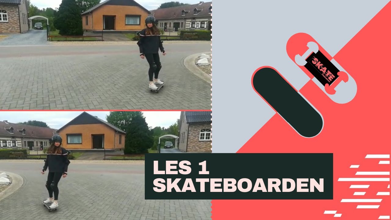 Leren skateboarden: Les 1