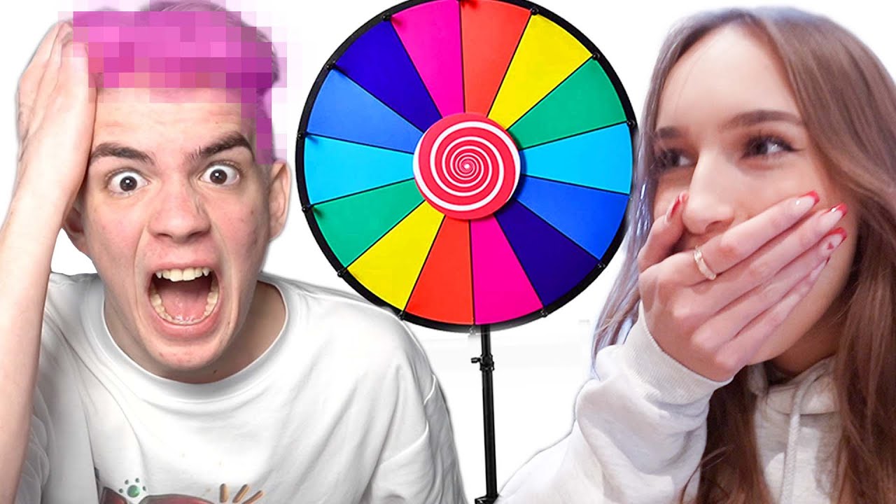 HAARE FÄRBEN und GLÜCKSRAD ENTSCHEIDET (eltern & freunde schockiert😨 )