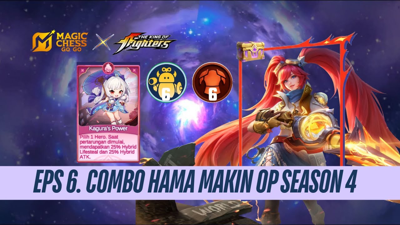 Eps 6 | MAGIC CHESS GO GO - NABRAK EVOS - MAIN COMBO HAMA DI SEASON 4 | OP BANGET BROK | KAWE