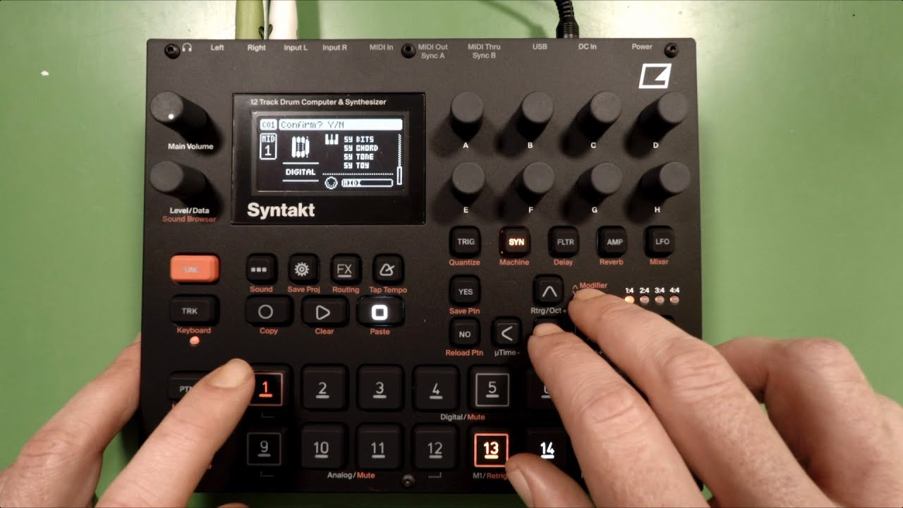 Elektron Syntakt - Primer contacto