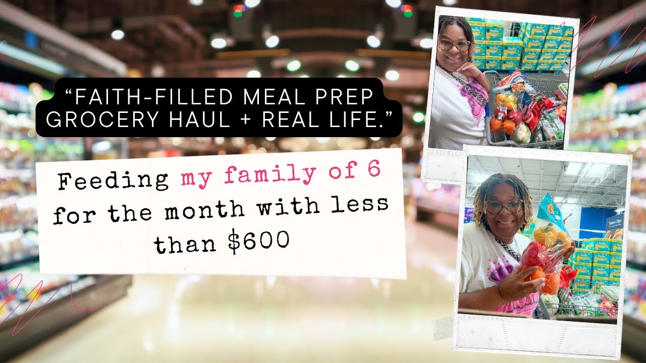 Weekly Grocery Haul + Faith-Filled Meal Prep Routine (Real Life Edition) SAM's Club