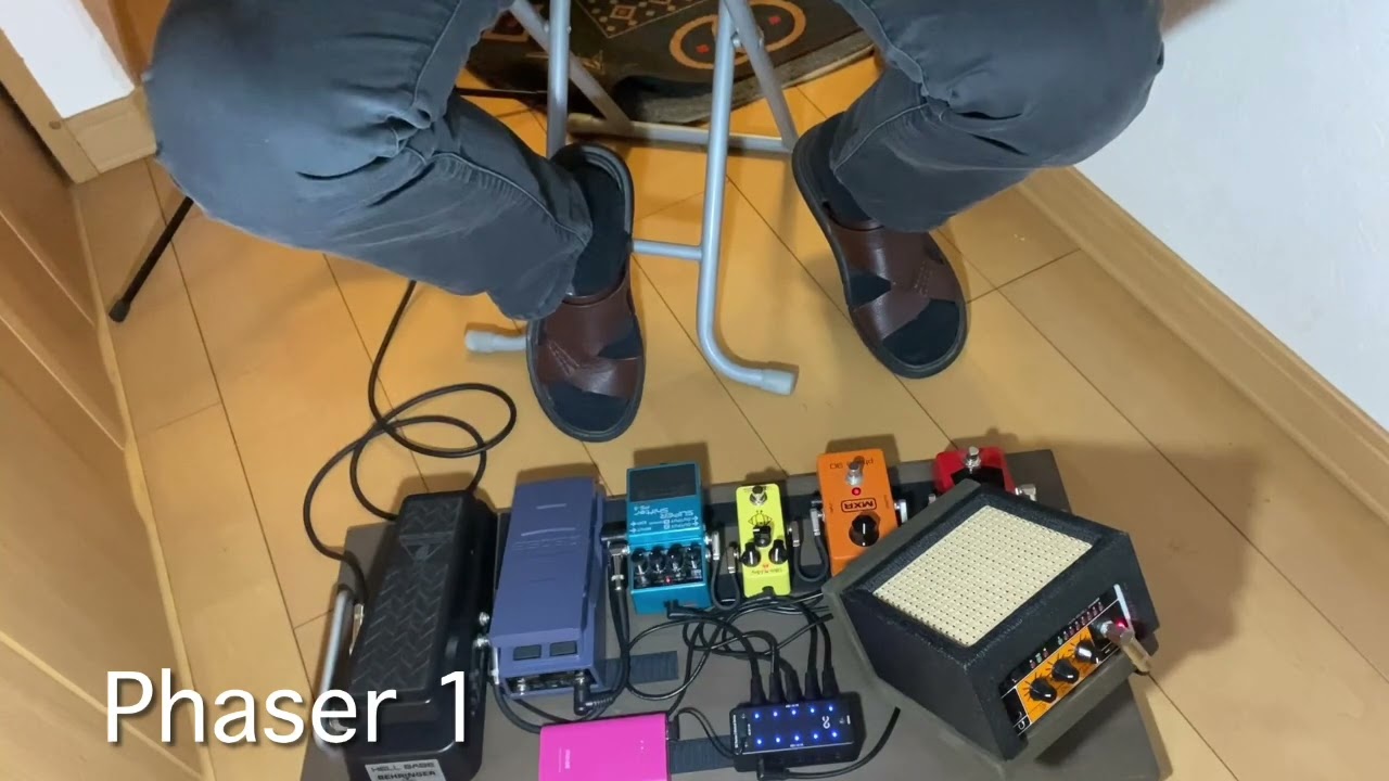 Kashmir effects pedals operating ① Phaser
