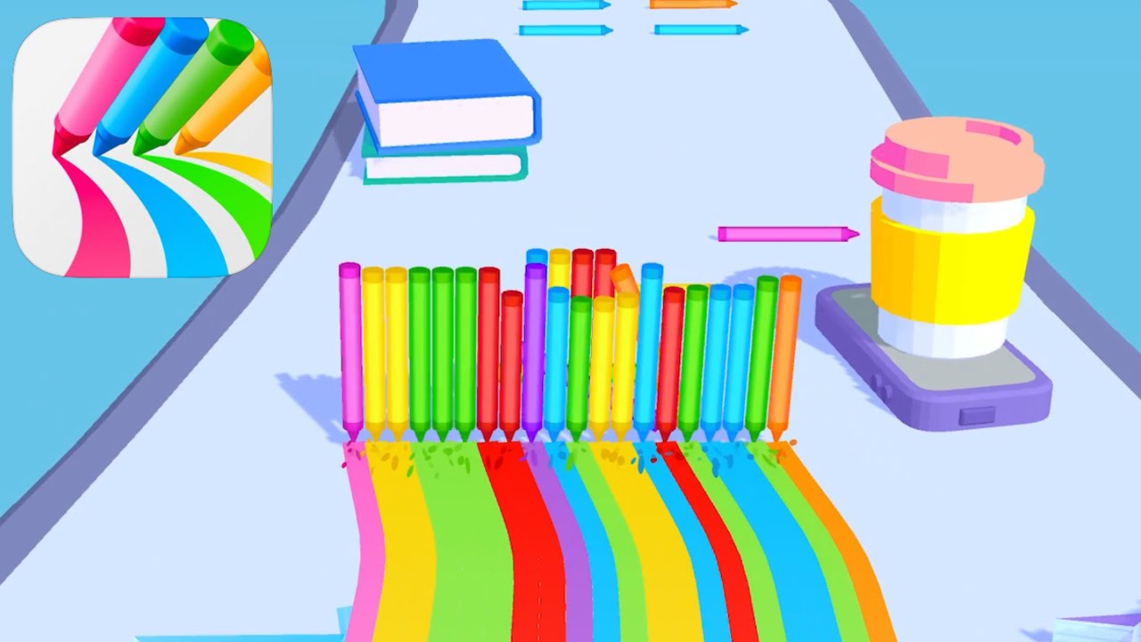 Pencil Rush 3D - All Levels Gameplay Android, iOS