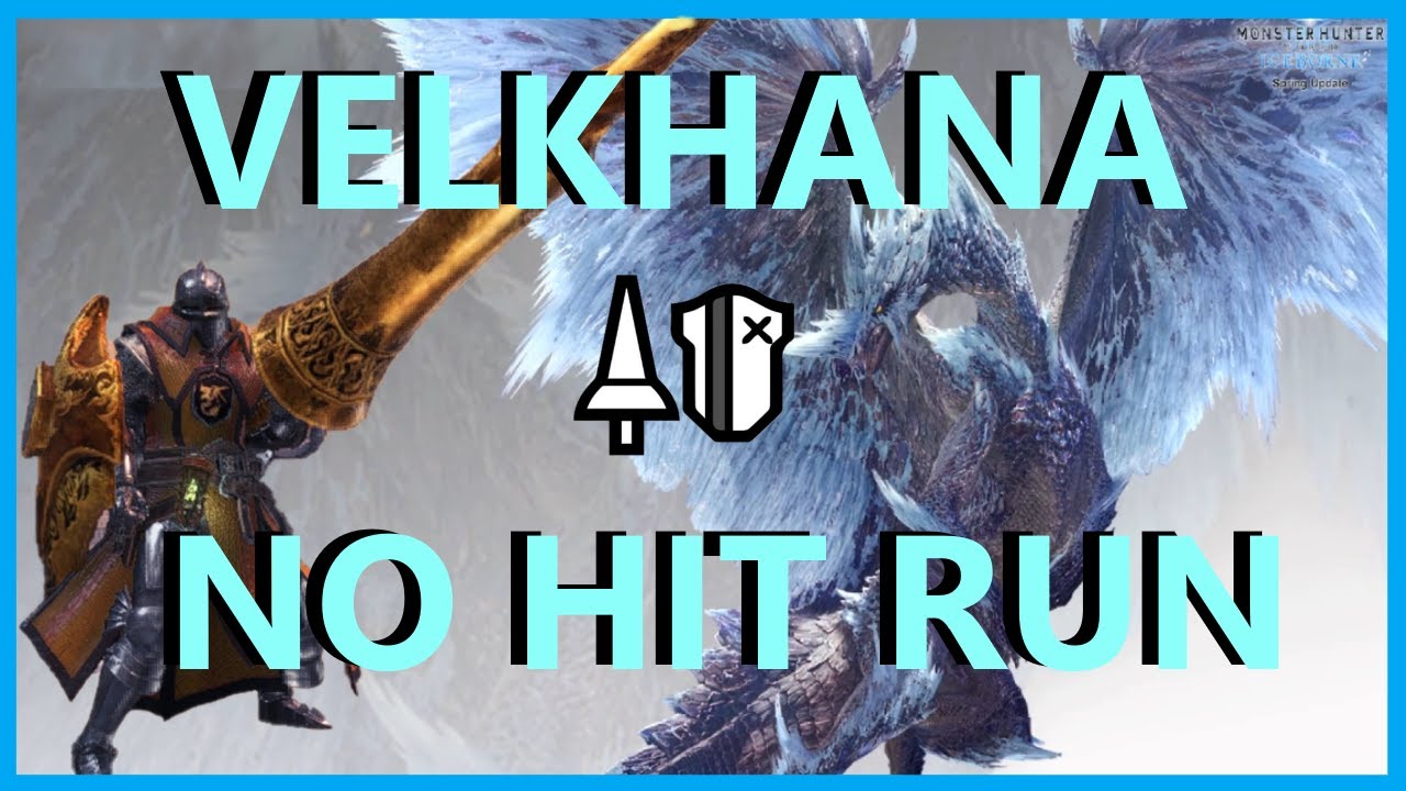 MHW Velkhana NO HIT RUN, Lance Master Rank