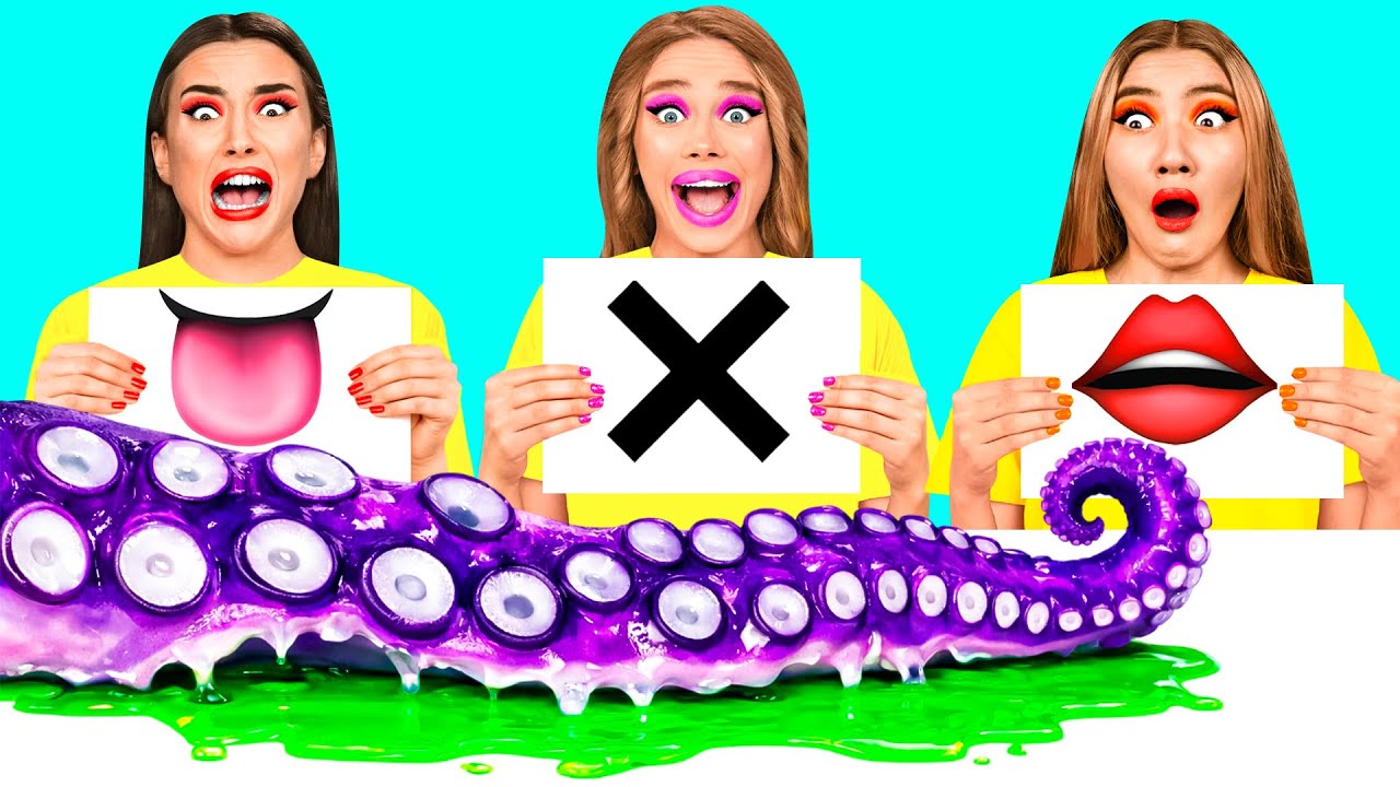 Откуси Лизни или Ничего Челлендж | Сумасшедшие Кулинарные Идеи от Crazy DO