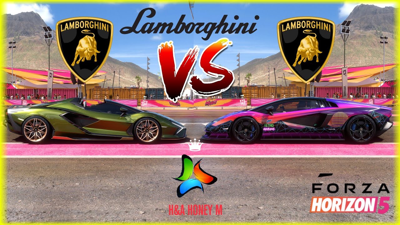 🔥Lamborghini Sian Roadster vs Countach LPI 800 4 Top Speed & Acceleration | Forza Horizon 5