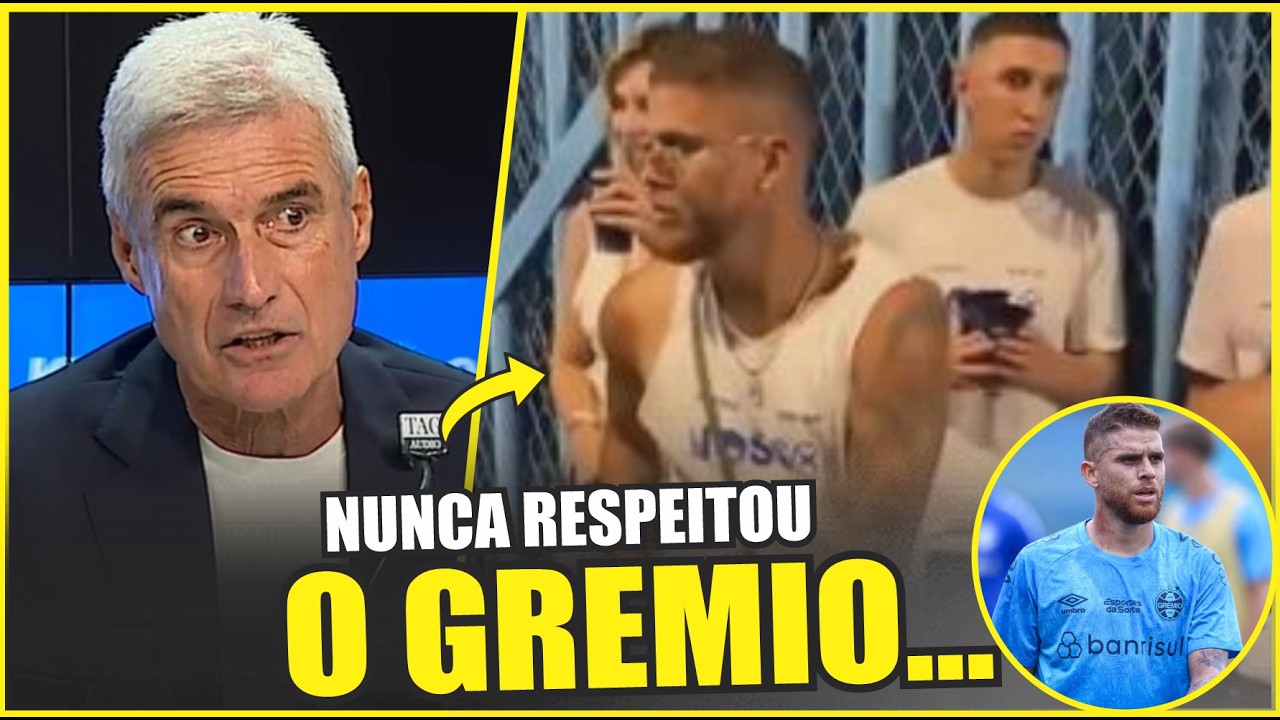 OLHA QUE ABSURDO A SAÍDA DE GUSTAVO CUELLÁR DO GRÊMIO E QUANTO VAI CUSTAR PROS COFRES DO IMORTAL