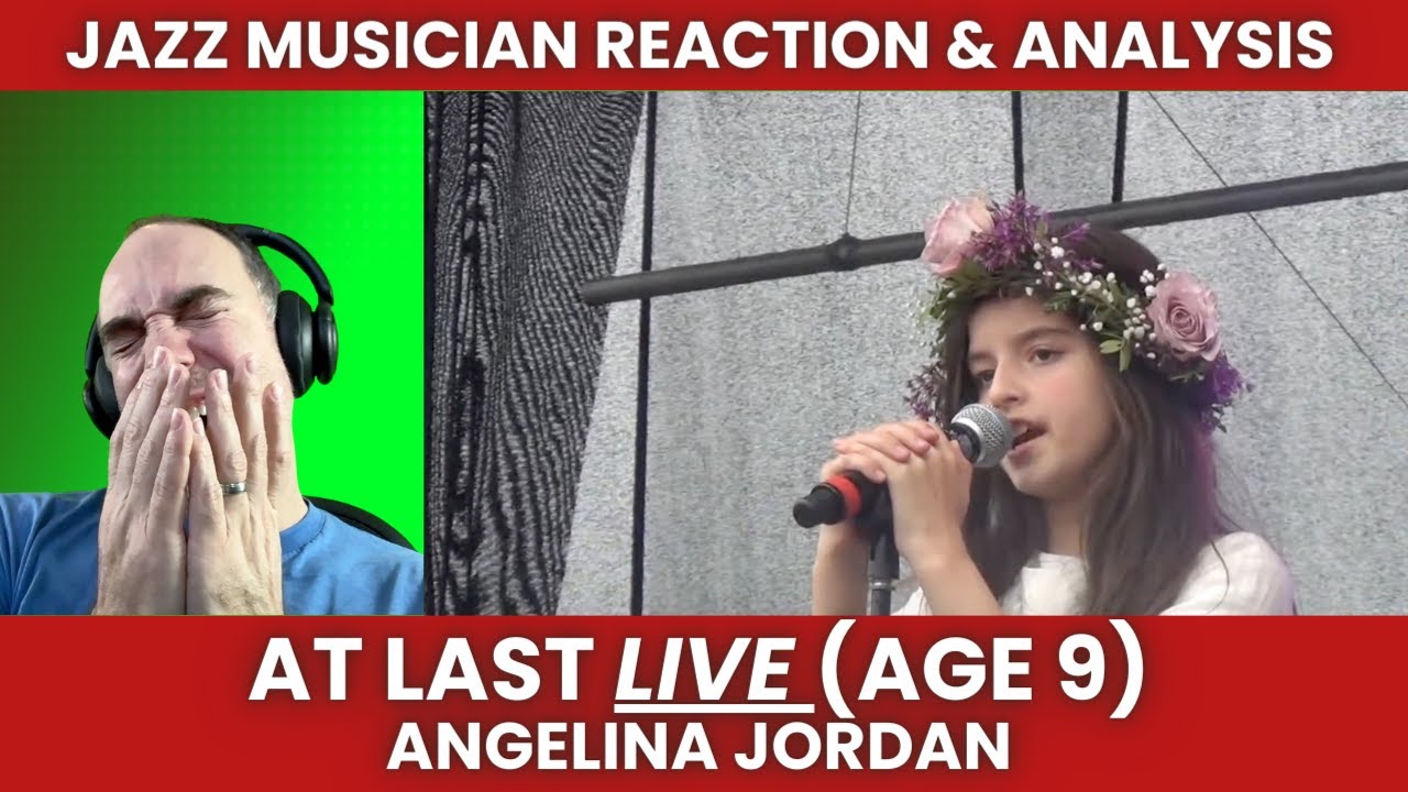 So good!  Angelina Jordan Reaction to At Last Live (Age 9)