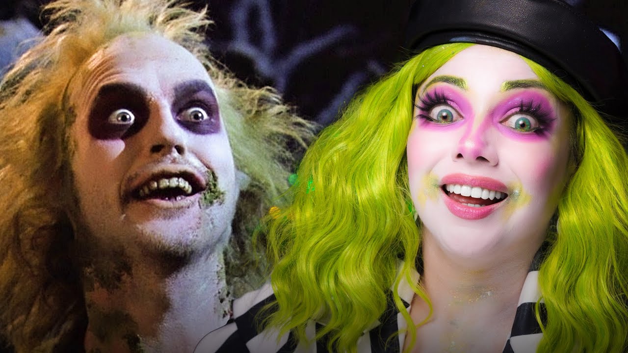 BEETLEJUICE MAKEUP TUTORIAL... Girl Version!