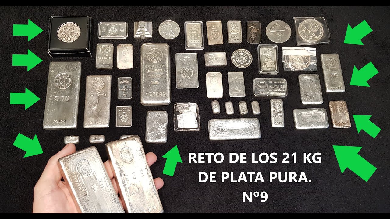 +2 lingotes de kilo SEMPSA reto de los 21 kg de Plata pura 999 (silver stacker) Fine Silver stack.