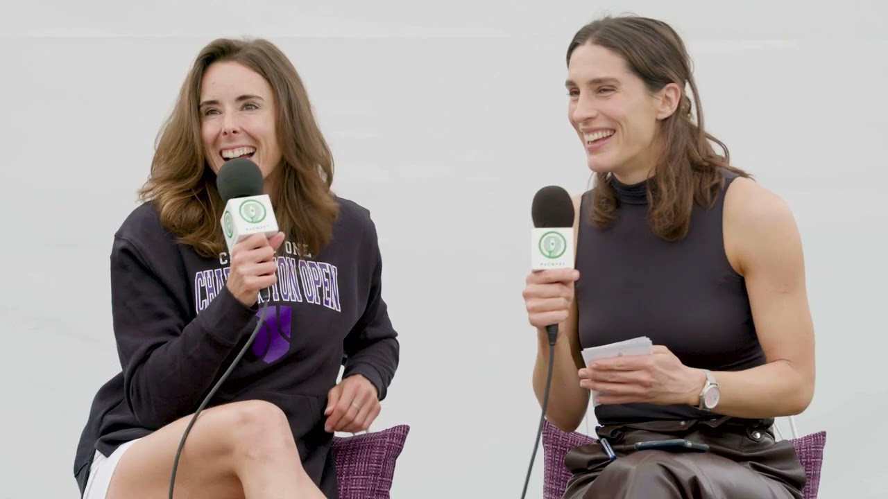 Racquet Magazine Happy Hour with Andrea Petkovic - Alize Cornet