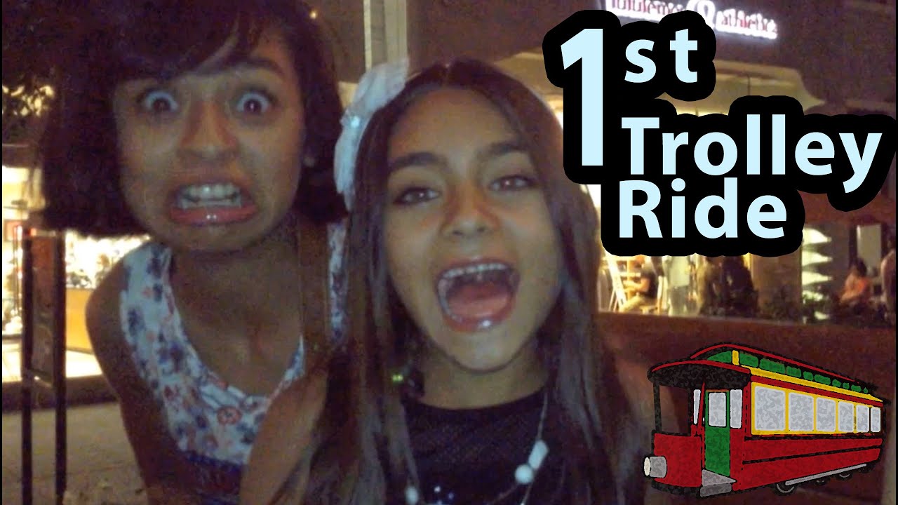 First Trolley Ride : VLOG IT // GEM Sisters