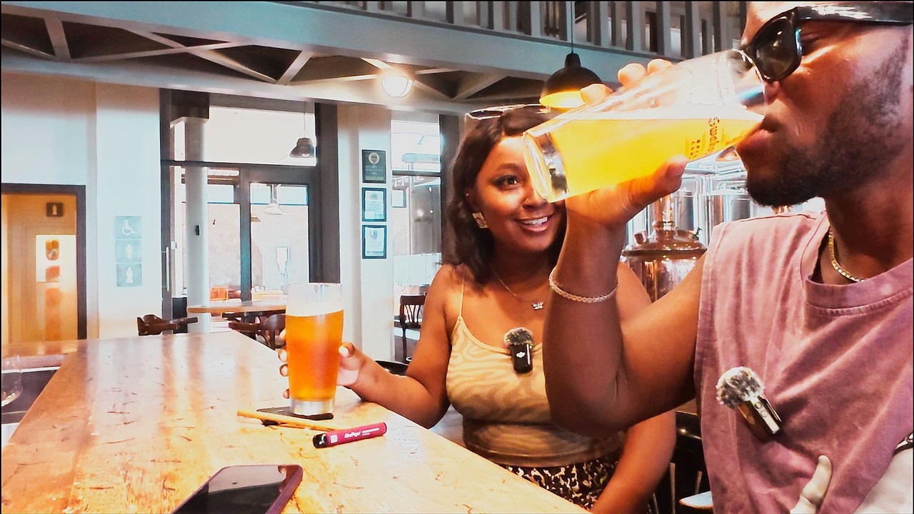 Beer Challenge Gone Wrong In Namibia 🇳🇦 | Loser Had To Get A Stranger's Number😳