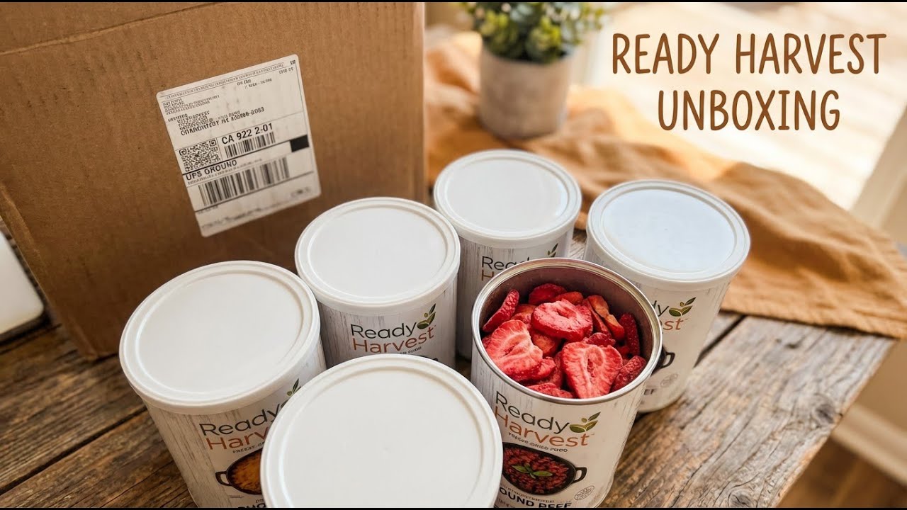 Экономное хранение продуктов питания | Распаковка набора Thrivalist Ready Harvest
