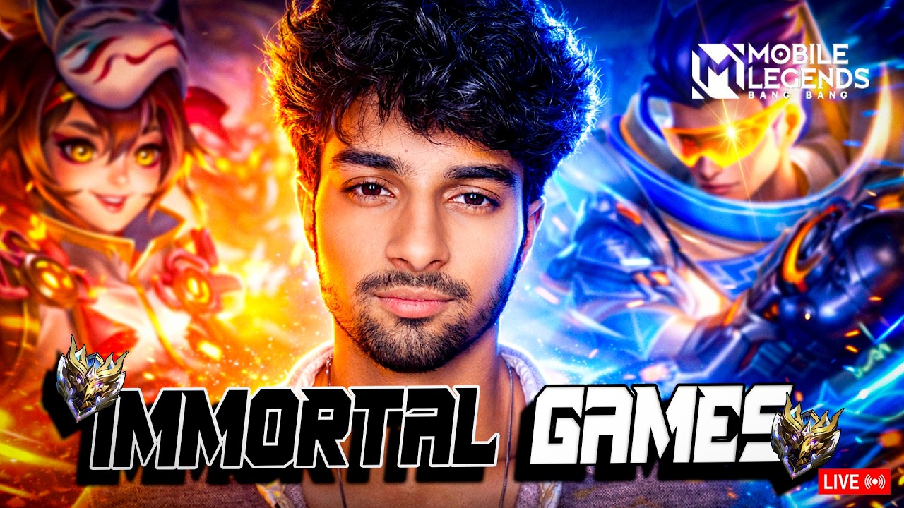 Little MMR Pushing For next Season CLINT 🏆 !!🔴Mobile Legends Bang Bang Live(INDIA)