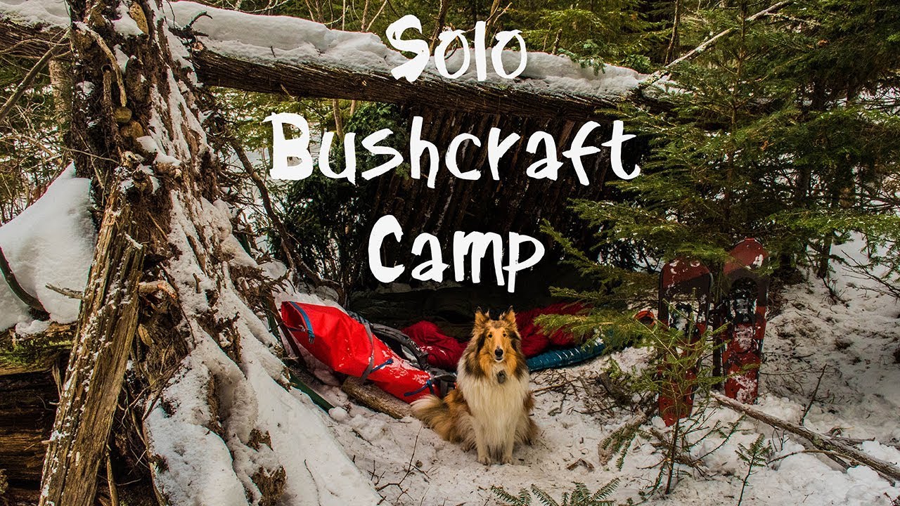 Solo Winter Bushcraft Camp