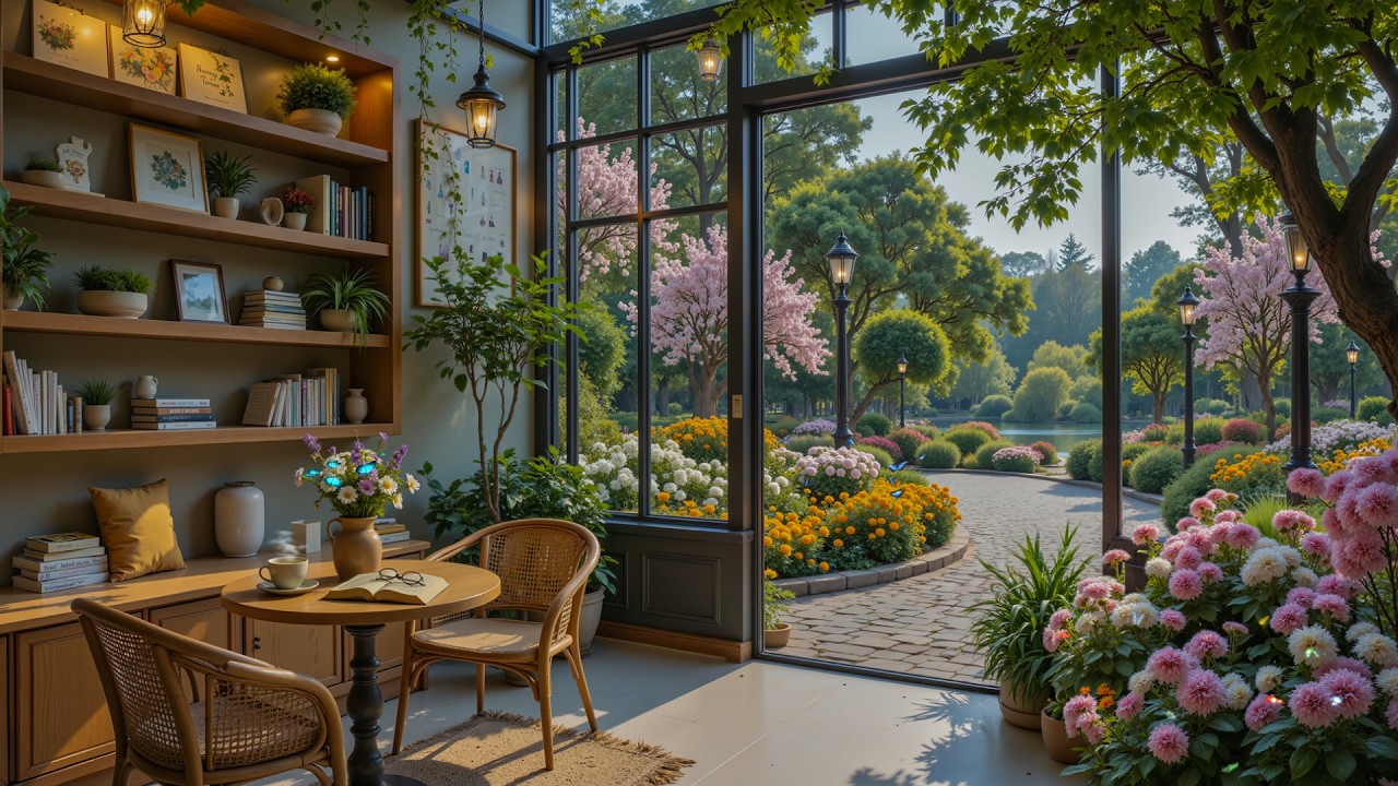 Атмосфера Кофейни Spring Garden – Расслабляющая Джазовая Музыка Для Сосредоточенного Чтения И Спокой