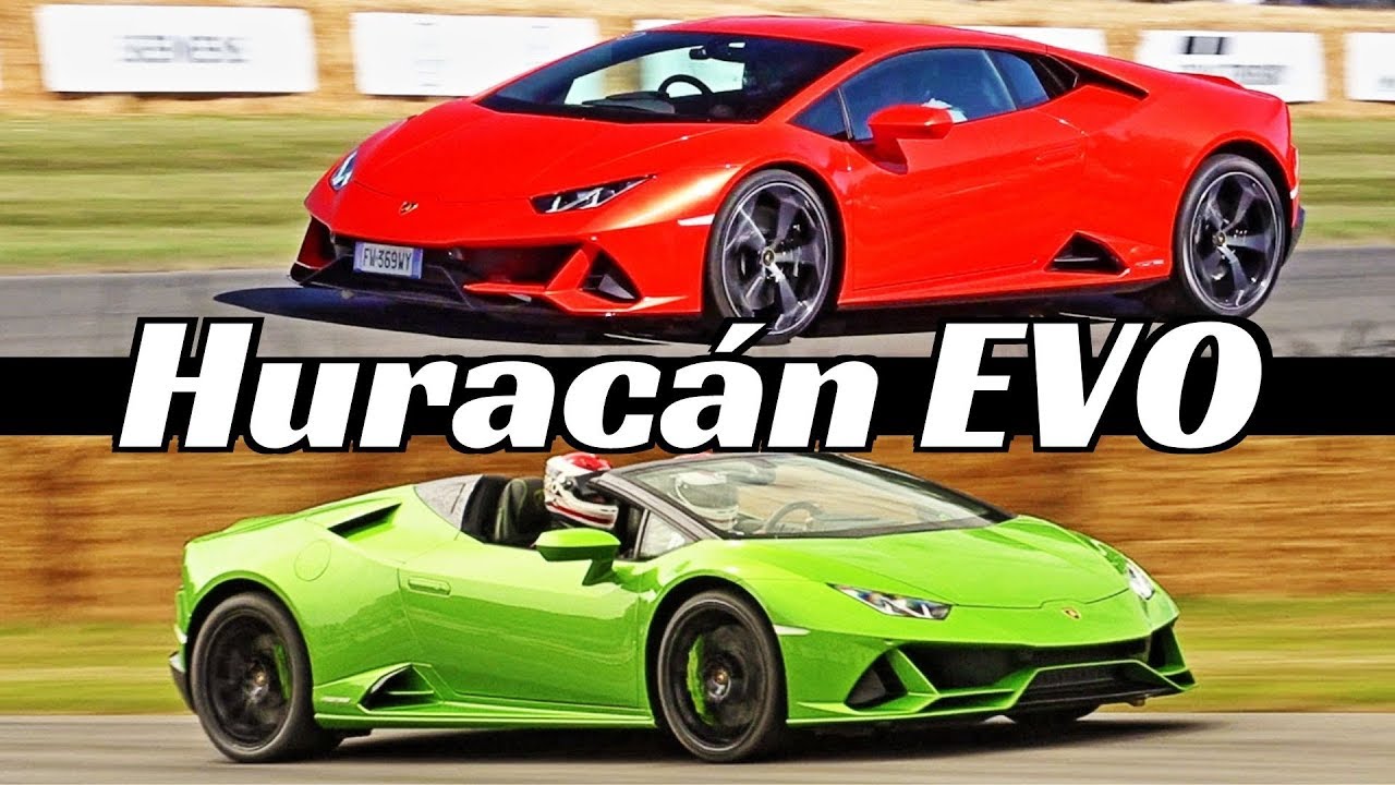 Lamborghini Hurac&agrave;n EVO Coup&egrave; & Spyder (M.Y. 2019) - 640Hp 5.2-litre V10 N/A Engine ROAR at FOS 2019