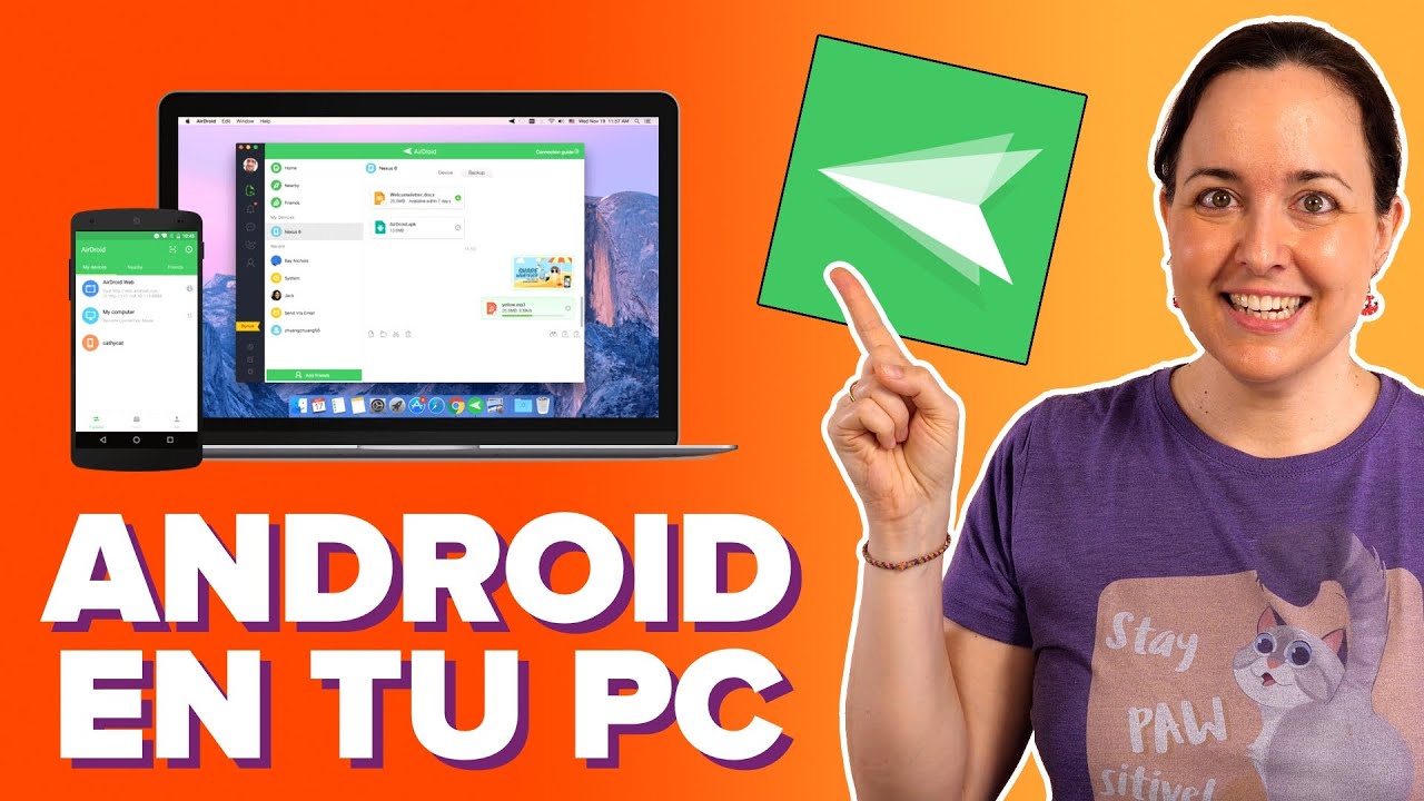 CONTROL TOTAL de tu ANDROID desde el PC con AirDroid | ChicaGeek