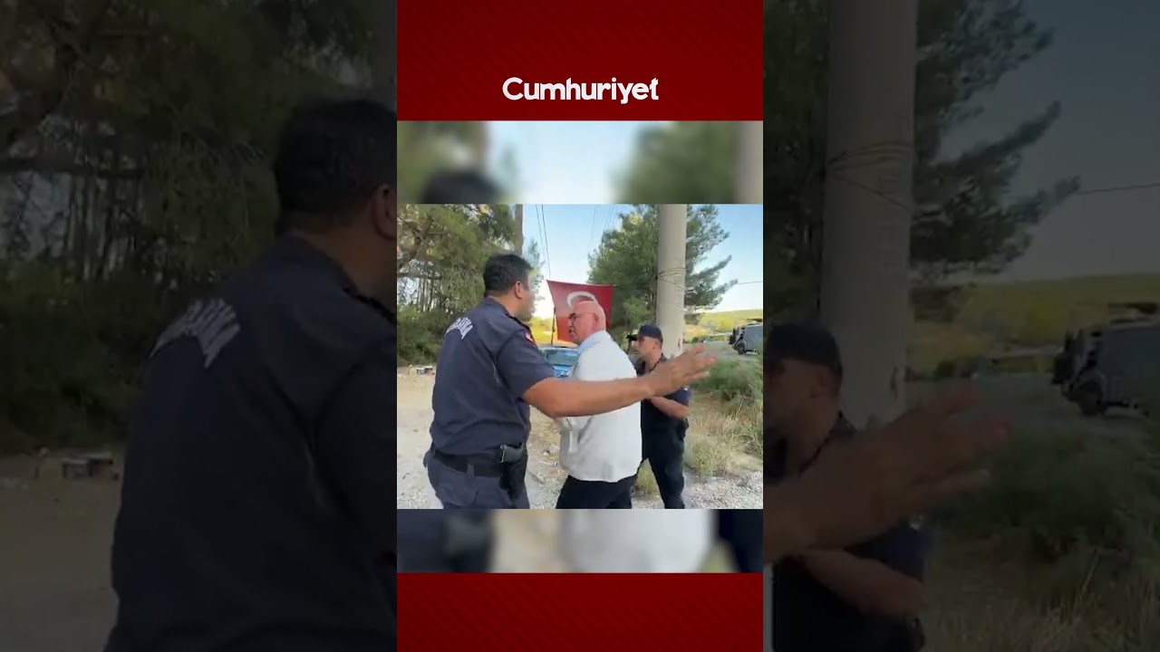 CHP Milletvekili, Akbelen'de liste tutup fişleme yapan jandarmayı kovaladı: 