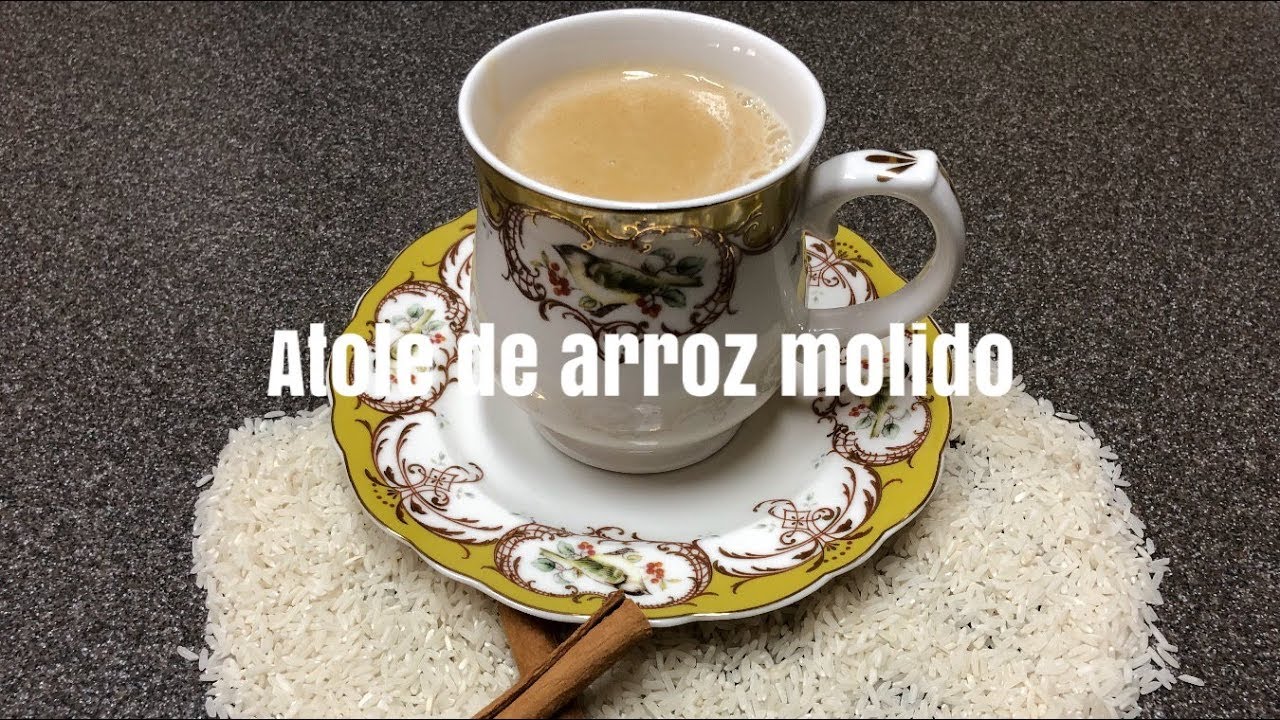 ATOLE DE ARROZ MOLIDO CON LECHE