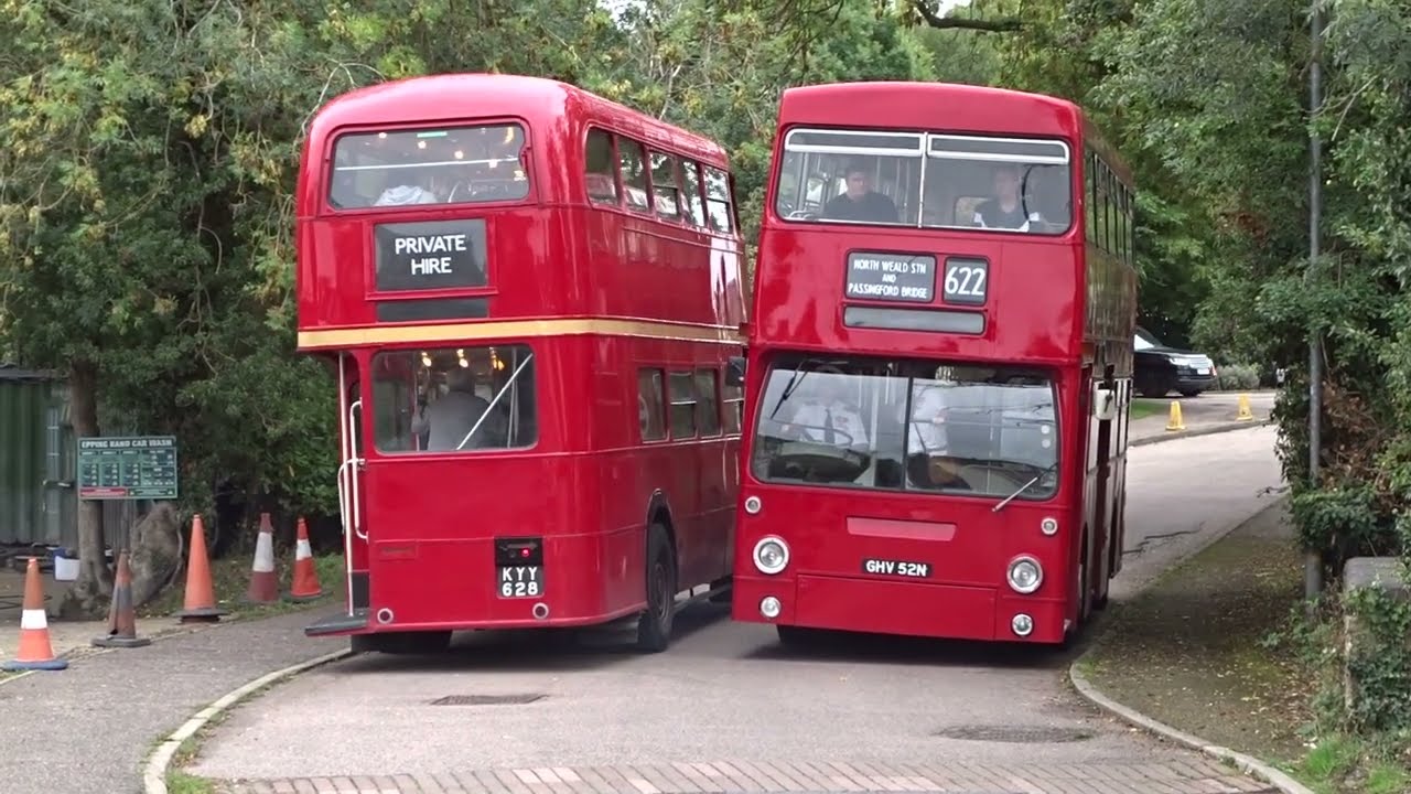 Blue Triangle Classic Bus Event at Epping Ongar Railway