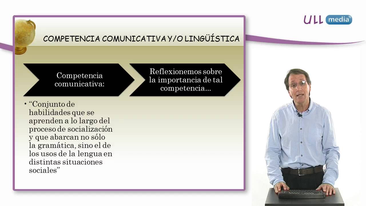 Competencia comunicativa y/o ling&uuml;&iacute;stica