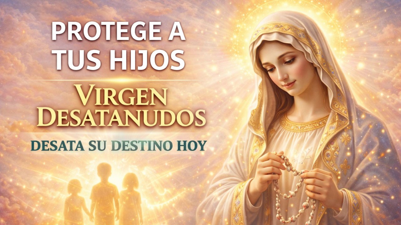 Oración a la Virgen María Desatanudos por los hijos Protégelos, Libéralos y Dales Abundancia HOY