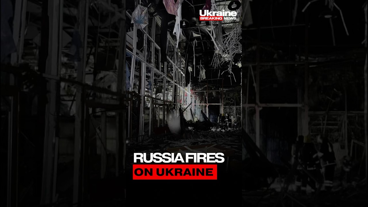 ❗️❗️❗️Russians destroyed the largest market in Kharkiv!