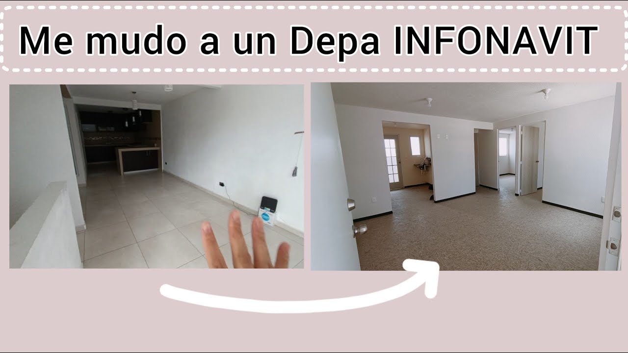 Me mudo a un departamento INFONAVIT