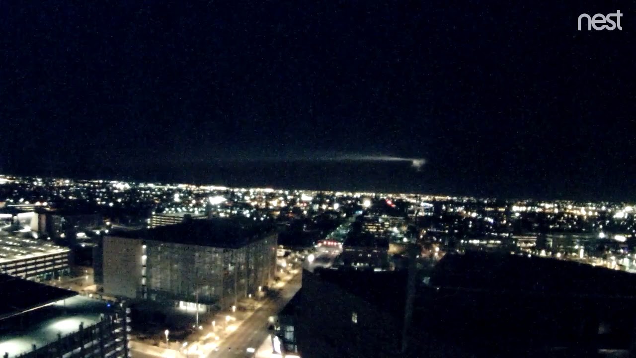 SpaceX Rocket Launch from Vandenberg Air Force Base | Phoenix CityCam Time-lapse