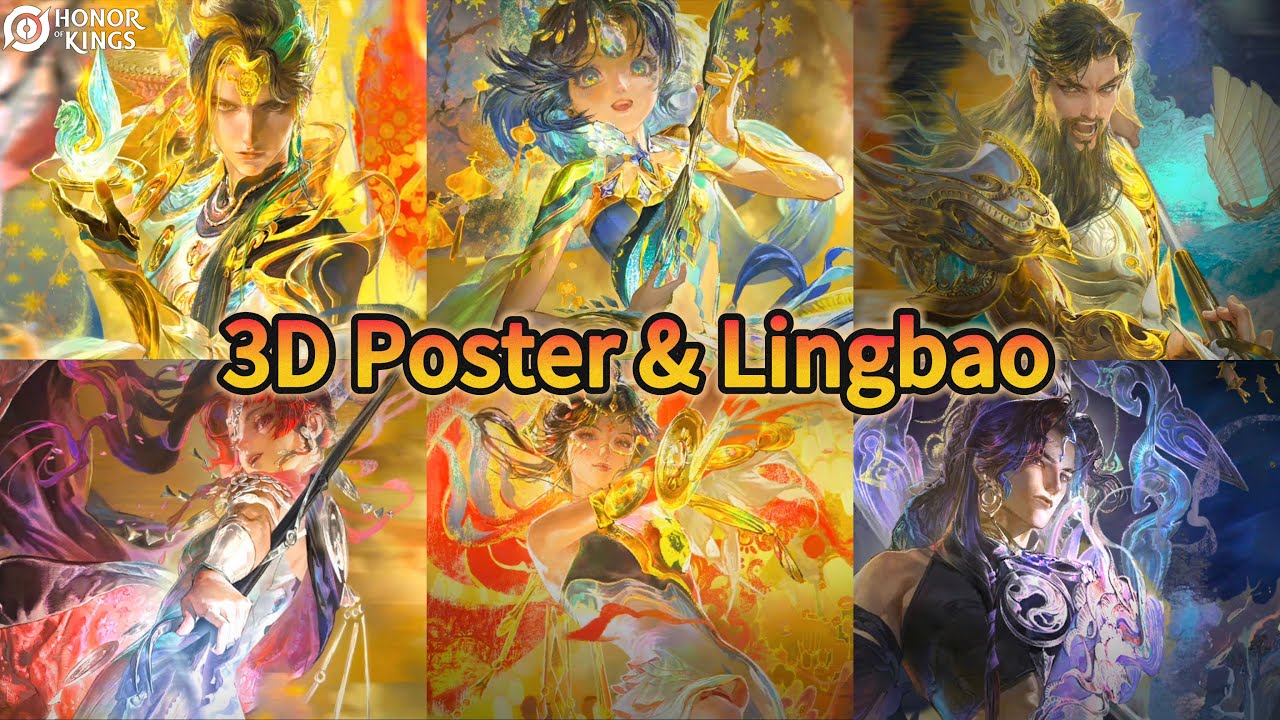 3D Poster & Lingbao｜2026 LNY Skin｜Honor of Kings