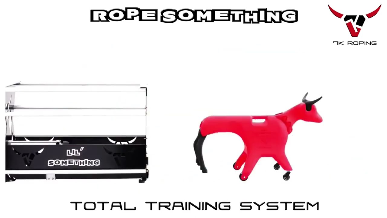 7K Roping - Lil' Something Roller Roping Dummy 3 in 1 Steer, Goat, Calf & Chute Demonstration