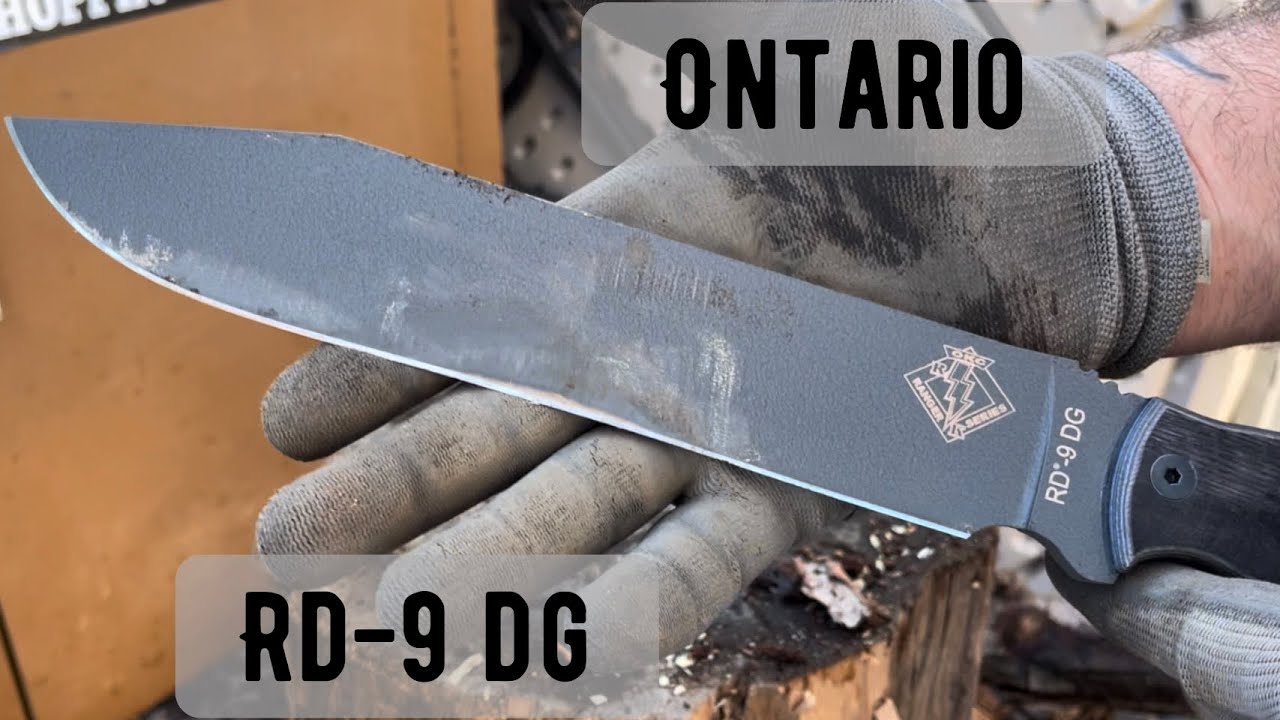 The Ontario knives RD-9 DG use and review