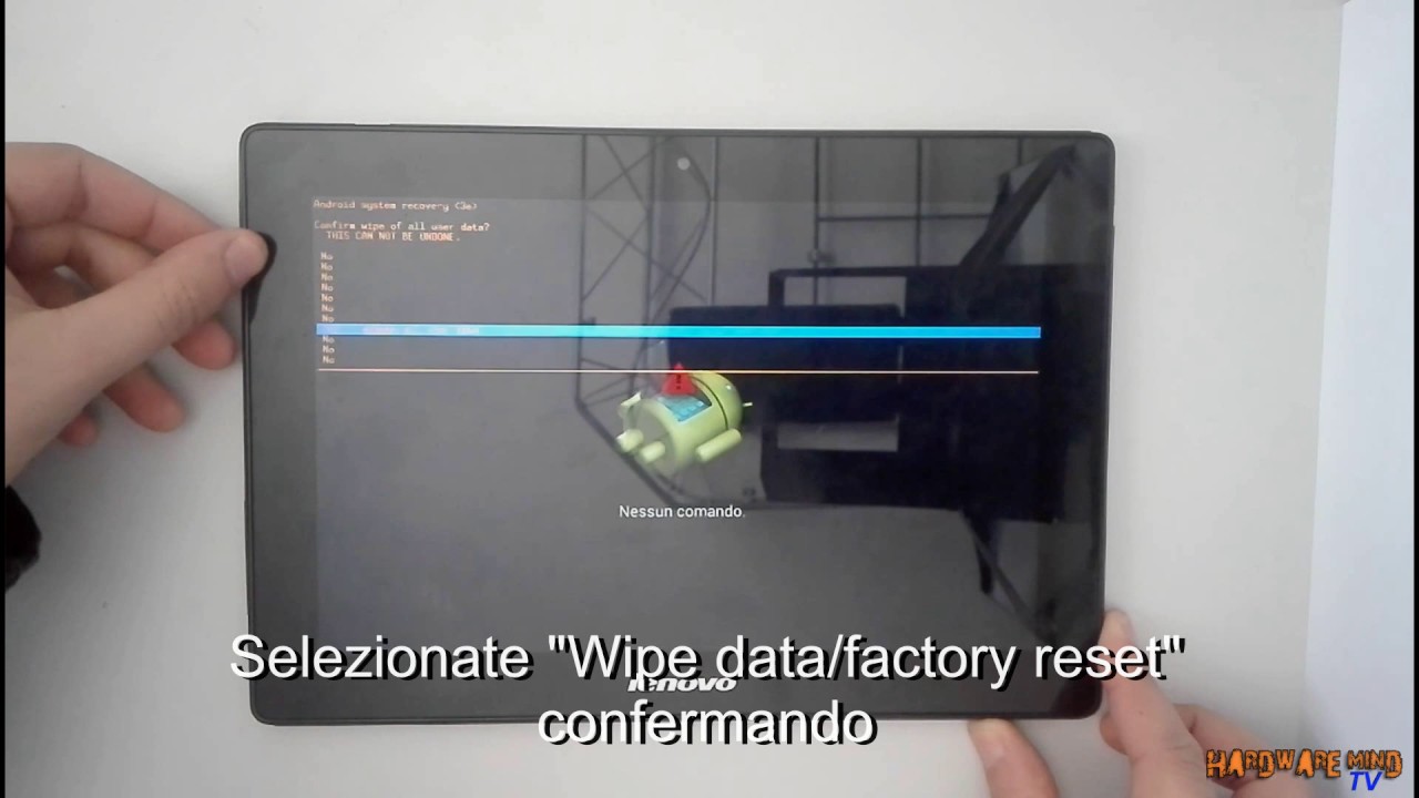 Hard Reset Android Tablet Lenovo