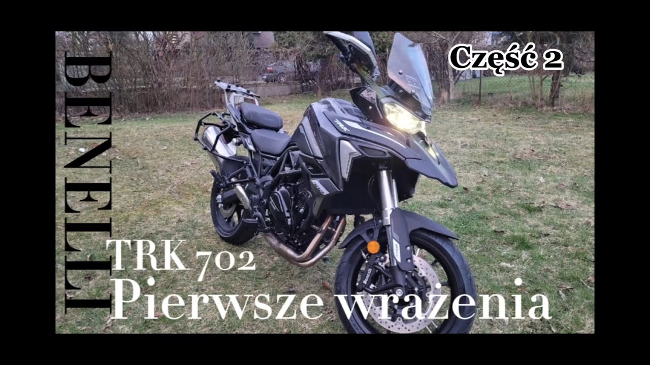 Pierwsza trasa na Benelli TRK 702. Plany modyfikacji, wibracje i zawieszenie. #motovlog 2/2.