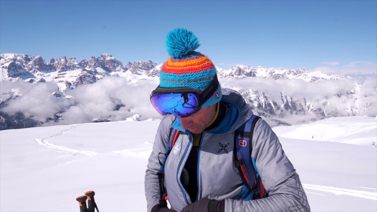Tutorial di scialpinismo in Dolomiti Paganella con le Guide Alpine di Activity Trentino