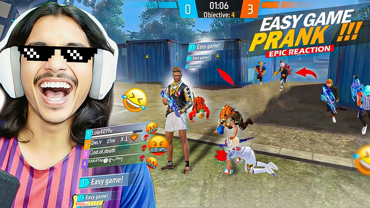 Easy Game Pranks on Randoms 😁 Angry Dila Diya 🤐Laka Gamer