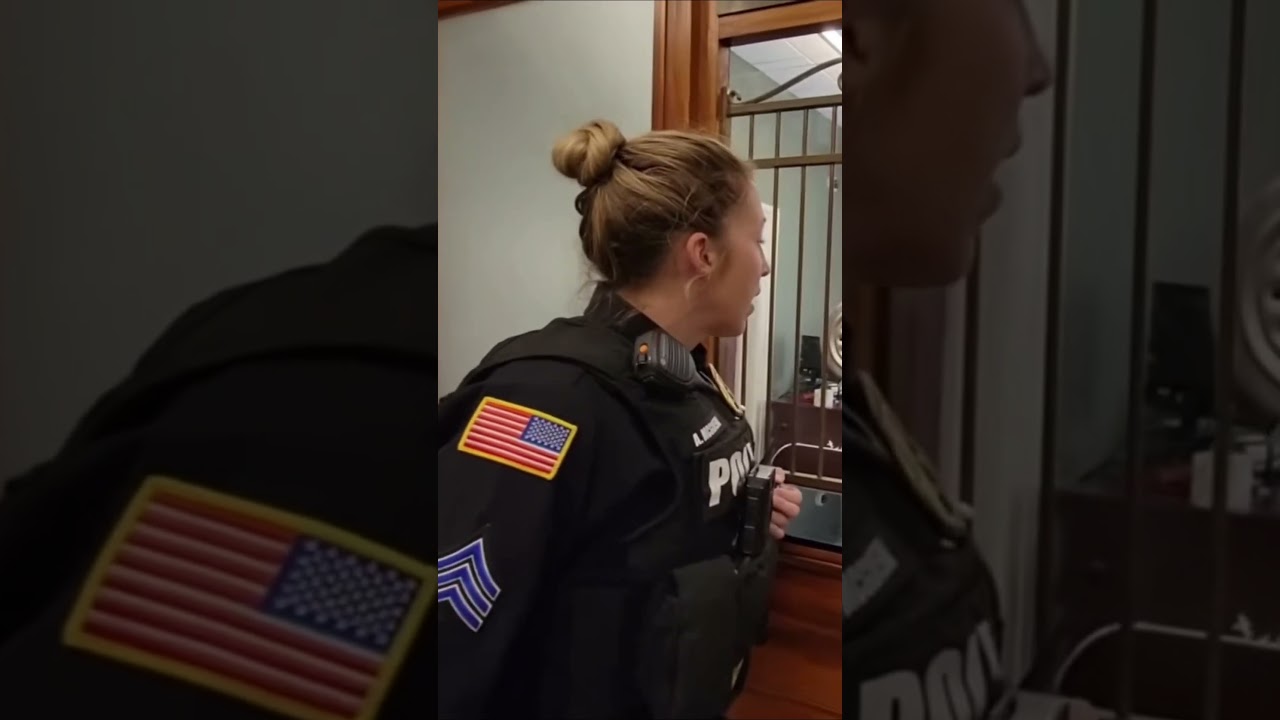 Panic Alarm Activated &mdash; Multiple Officers Step Away During 1st Amendment Audit | #idrefusal
