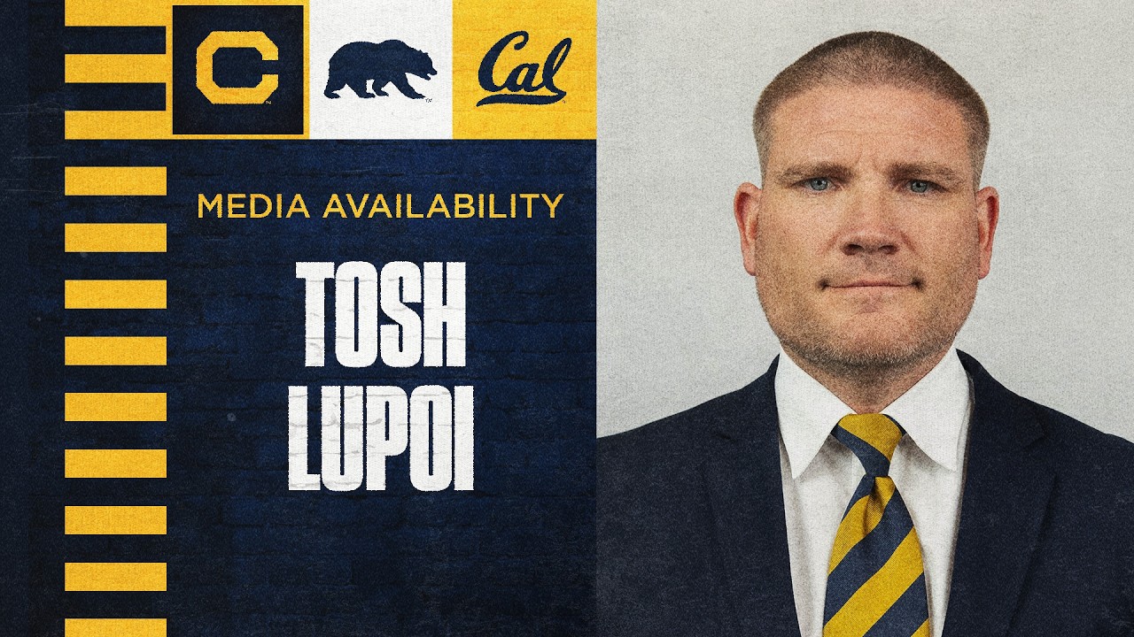 Cal Football: Travers Family Head Football Coach Tosh Lupoi Media Availability (3.17.2026)