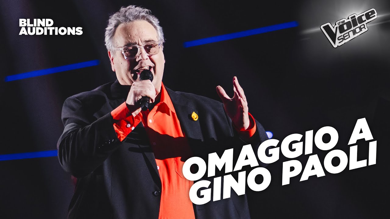 Maurizio canta ai coach “Una lunga storia d'amore” di Gino Paoli | The Voice Senior Blind Auditions