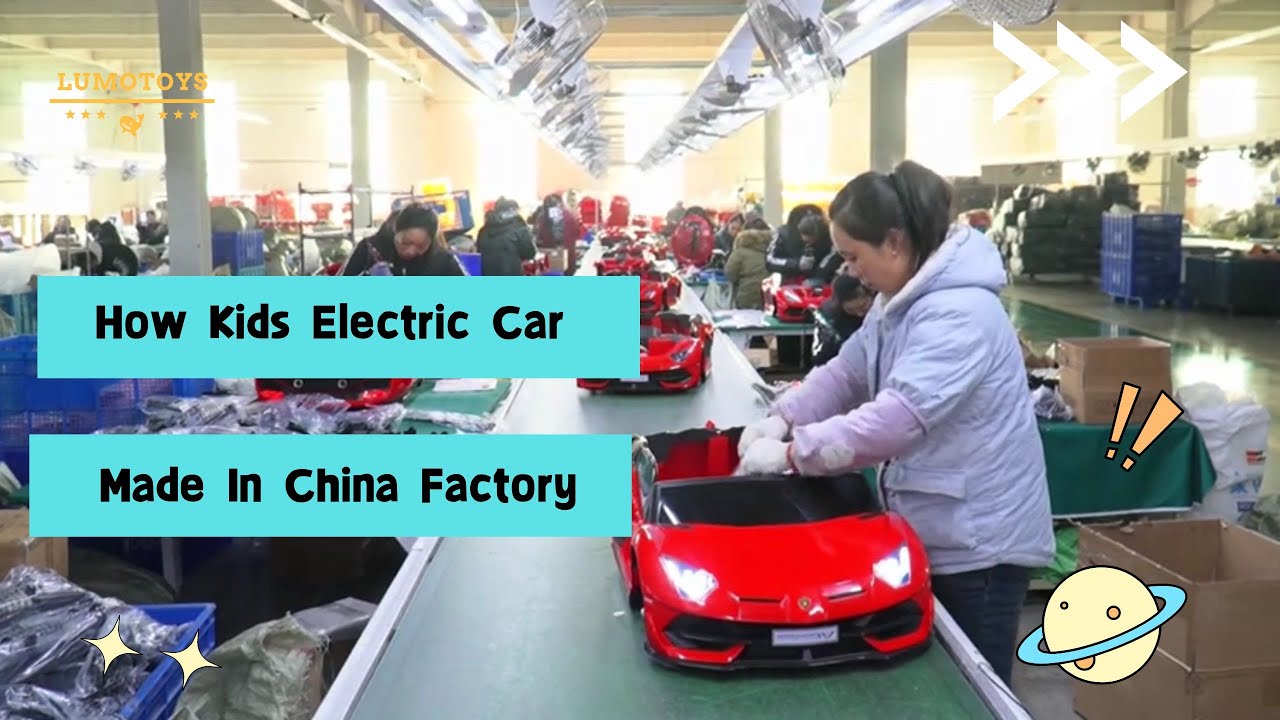 China Kids Ride on Car Factory - How Children Electric Car Are Made | LUMOTOYS