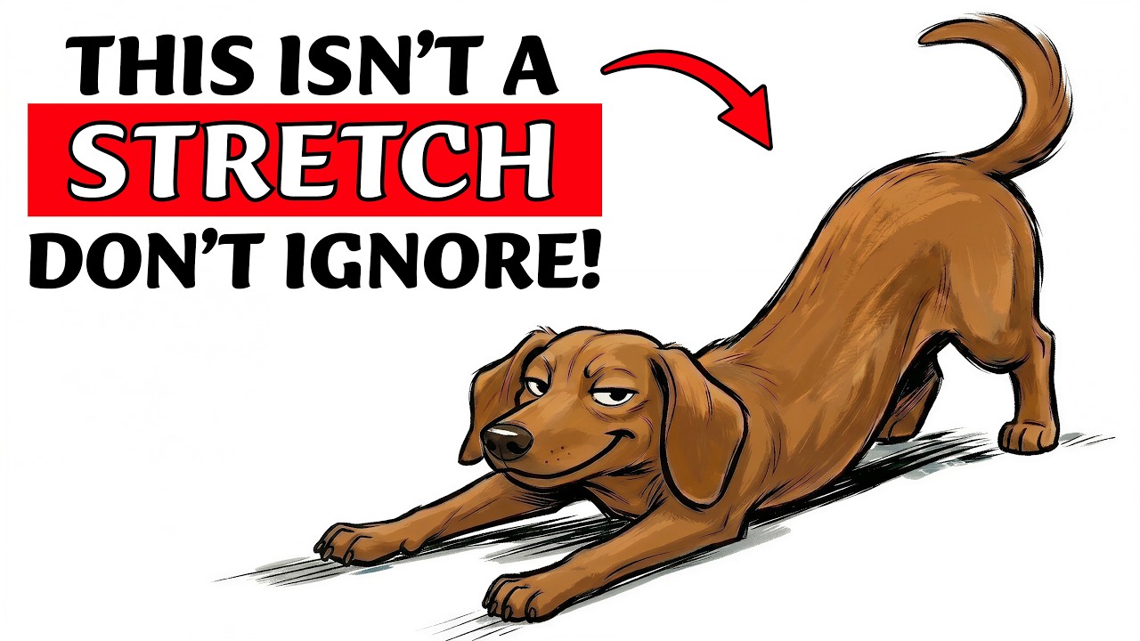 Why Your Dog stretches When They See You, This Is What It REALLY Means