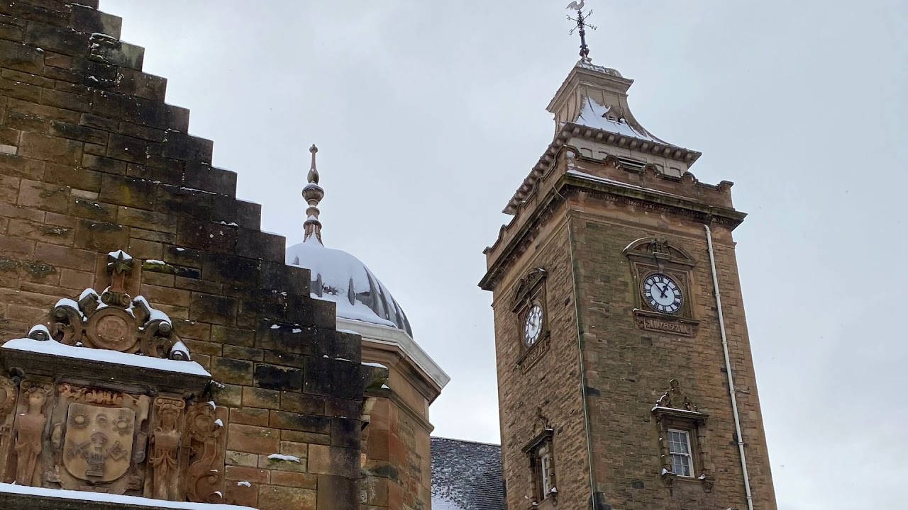 Pollokshaws and Pollok Park Glasgow in the snow Fev 2021