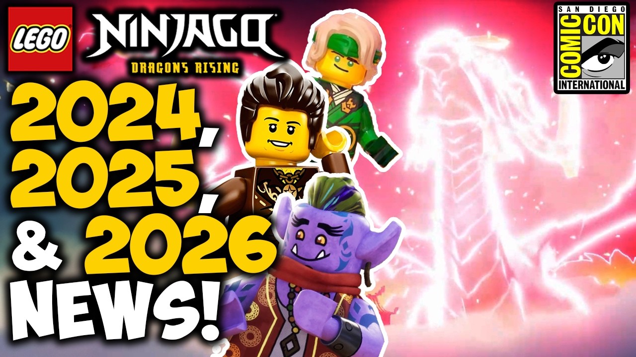 Ninjago News from Comic Con! Season 3 CONFIRMED, Part 2 Release, Dareth Returns, Fortnite, & More!