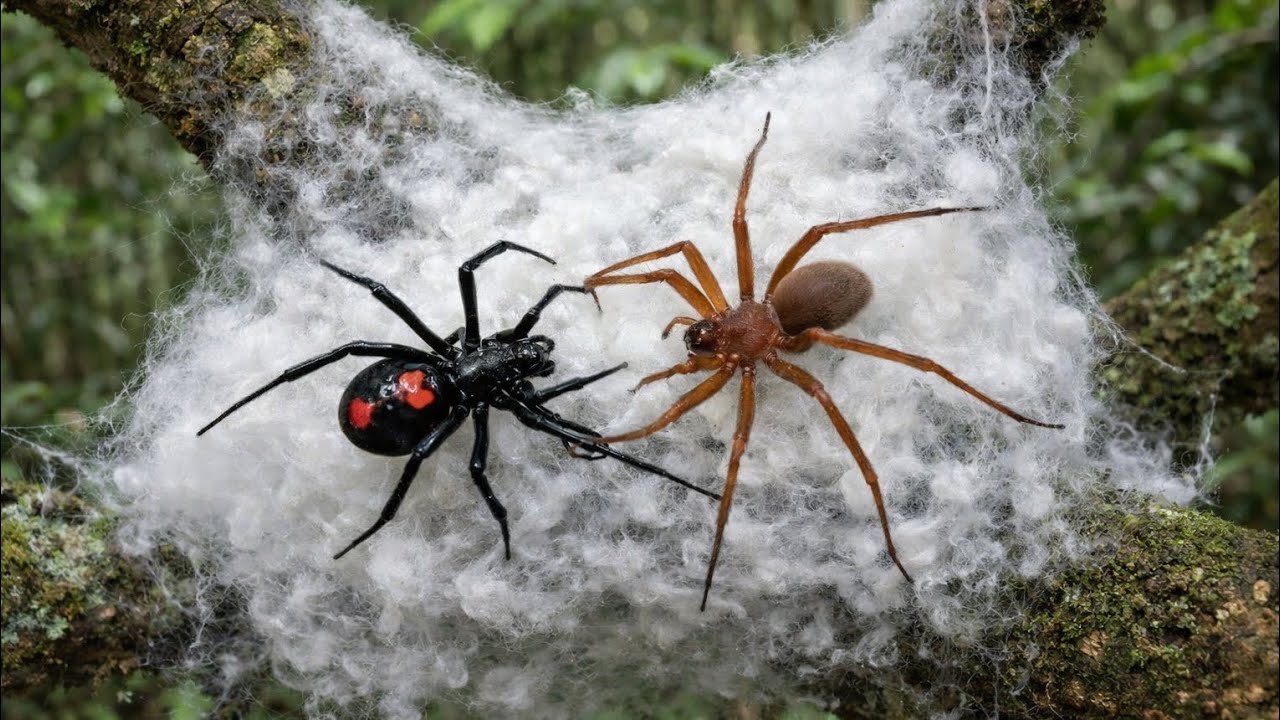 BATALHA DE GRANDES #3: Aranha Marrom Vs. Viúva Negra (Loxosceles Vs. Latrodectus) 🕸🕷