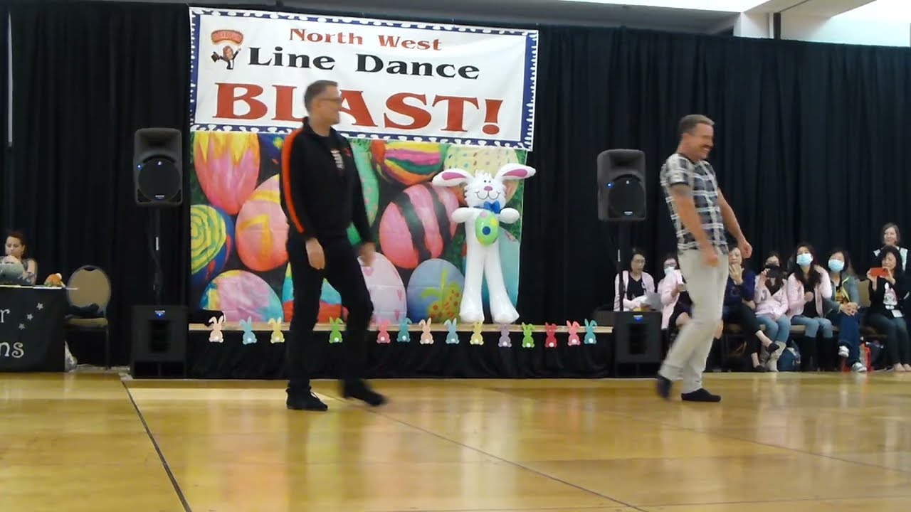 Love Grows Line Dance by Craig Bennett & Maddison Glover Demo @2022 NWLD Blast